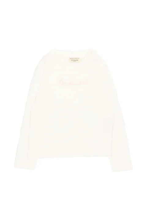 TRUSSARDI JUNIOR logo-print long-sleeve T-shirt