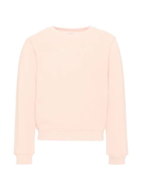 TRUSSARDI JUNIOR logo-embroidered sweatshirt