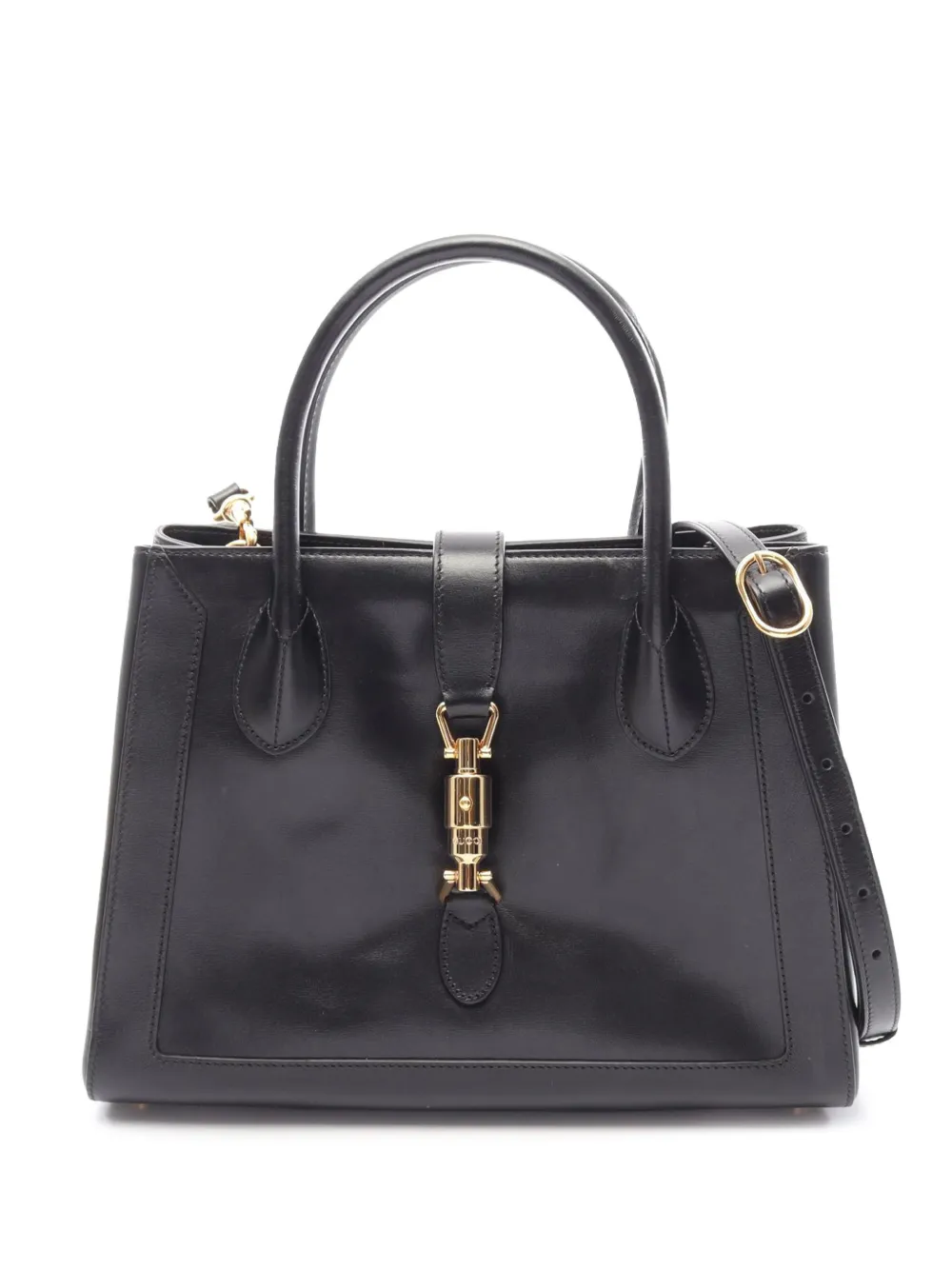 Gucci Pre-Owned Borsa a tracolla Jackie in pelle 1960-1970 - Nero