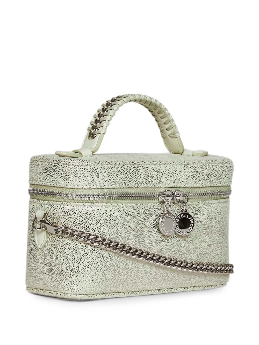 Stella McCartney Chamois schoudertas met stippen Groen