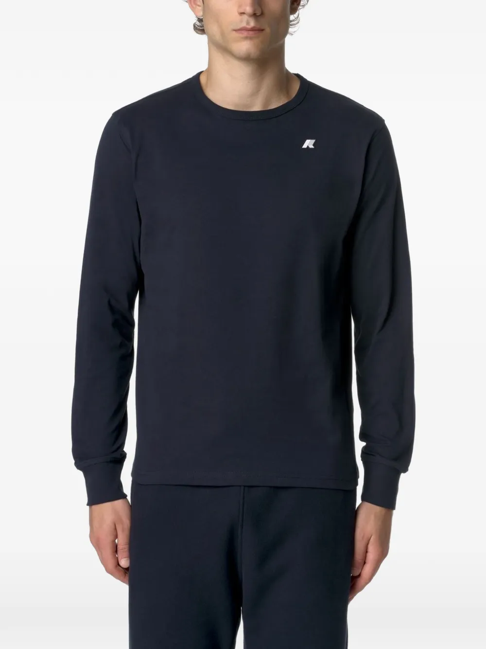 K-Way Elmer Js Peach long-sleeve T-shirt Blauw