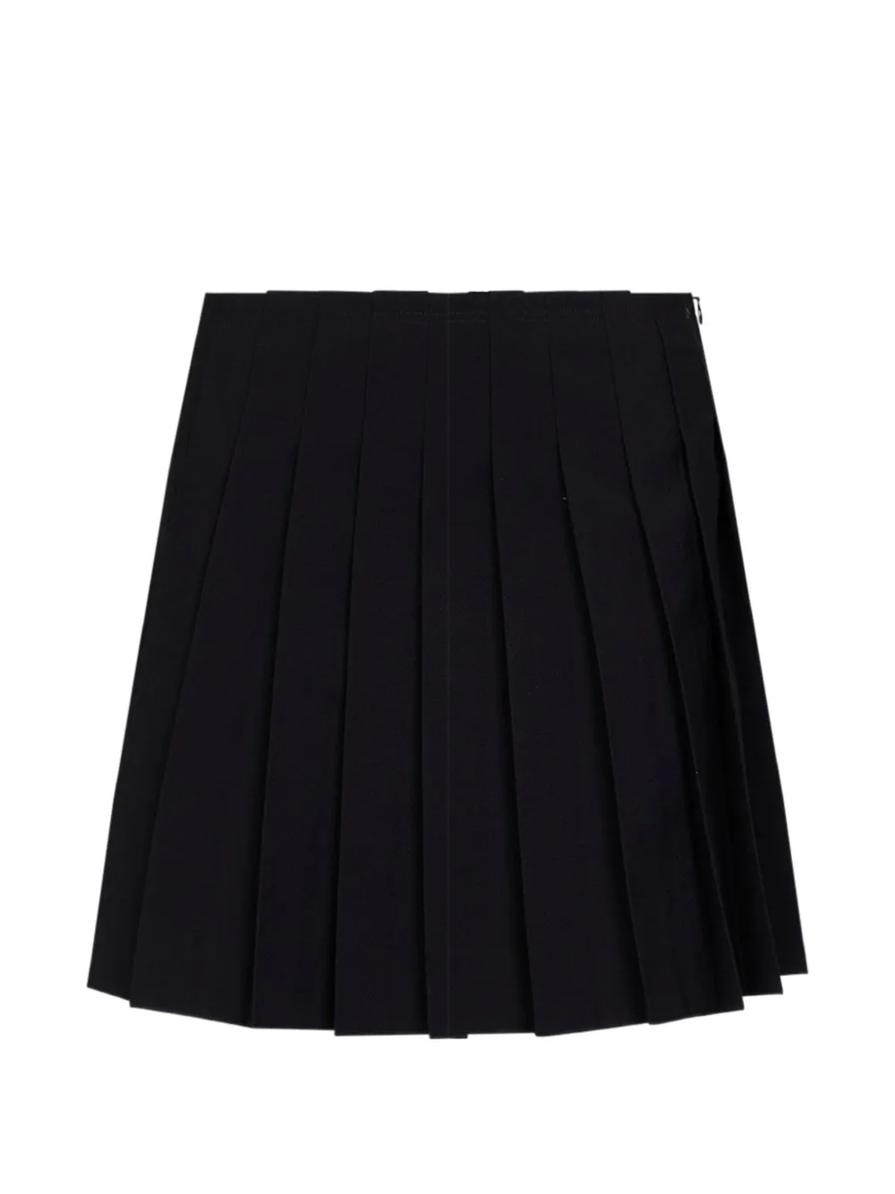 MM6 Maison Margiela Gerafelde mini-plooirok Zwart
