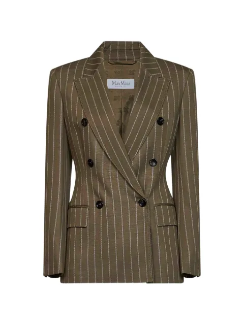 Max Mara Doppelreihiger Blazer mit Nadelstreifen