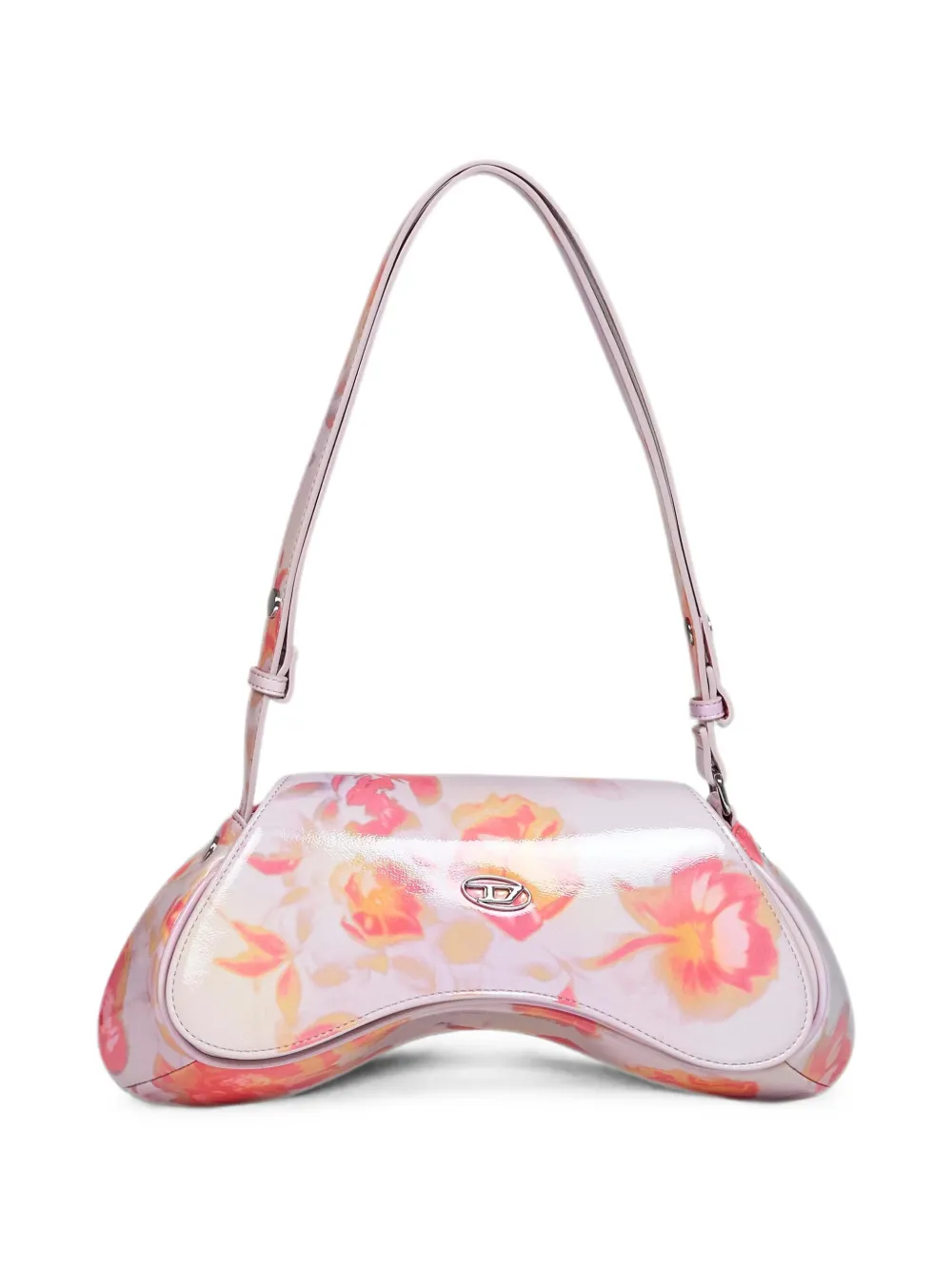 Diesel Play floral-print shoulder bag - Pink