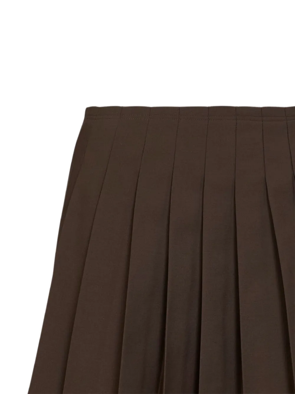 MM6 Maison Margiela Plooirok Bruin
