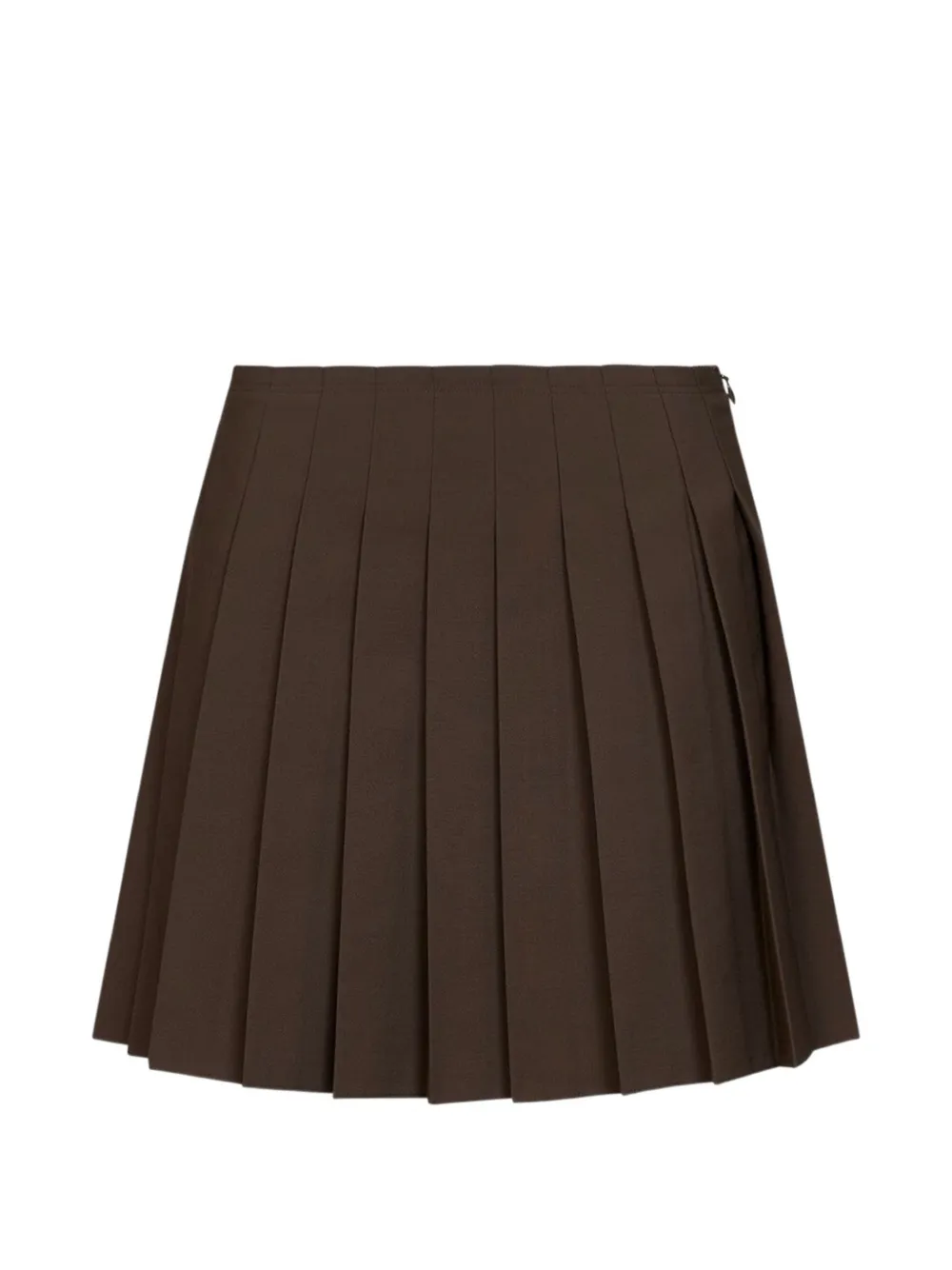 MM6 Maison Margiela pleated skirt - Brown