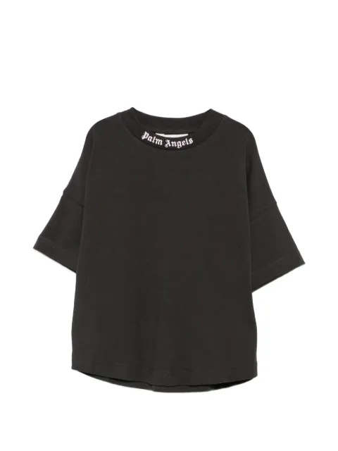 Palm Angels Kids playera con logo estampado
