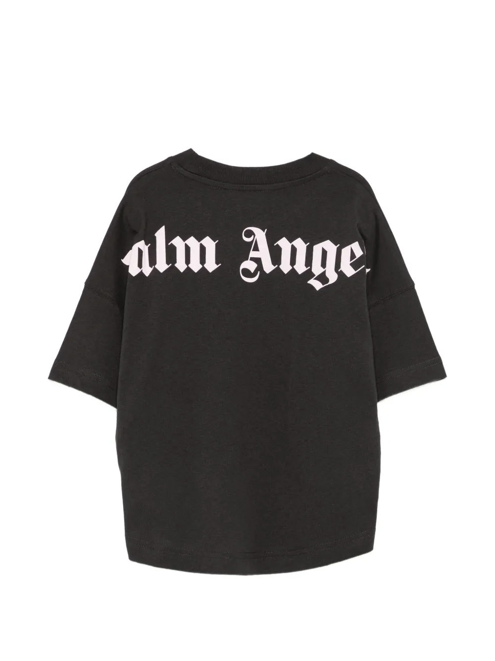 Palm Angels Kids T-shirt met logoprint Zwart