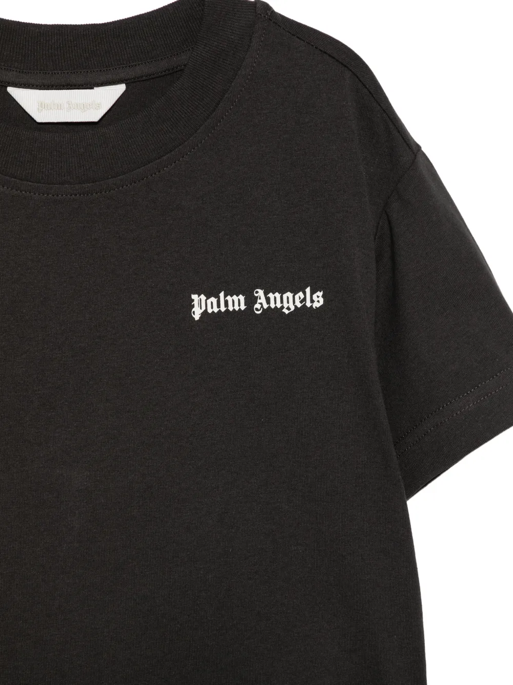 Palm Angels Kids T-shirt met logoprint Zwart