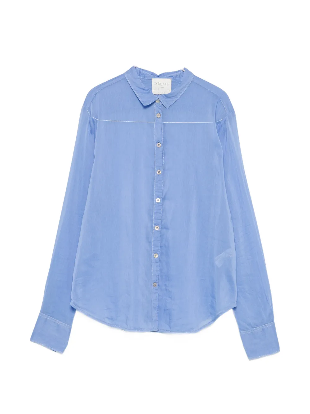 Forte Forte button-up long-sleeve shirt - Blau