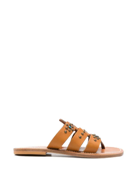 K. Jacques sandalias con diseño enrejado y apliques