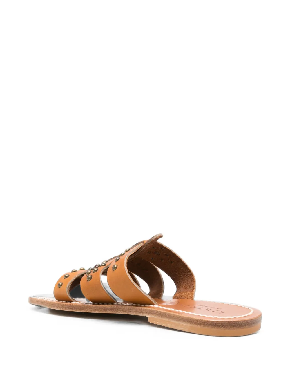 K. Jacques studded caged sandals Bruin