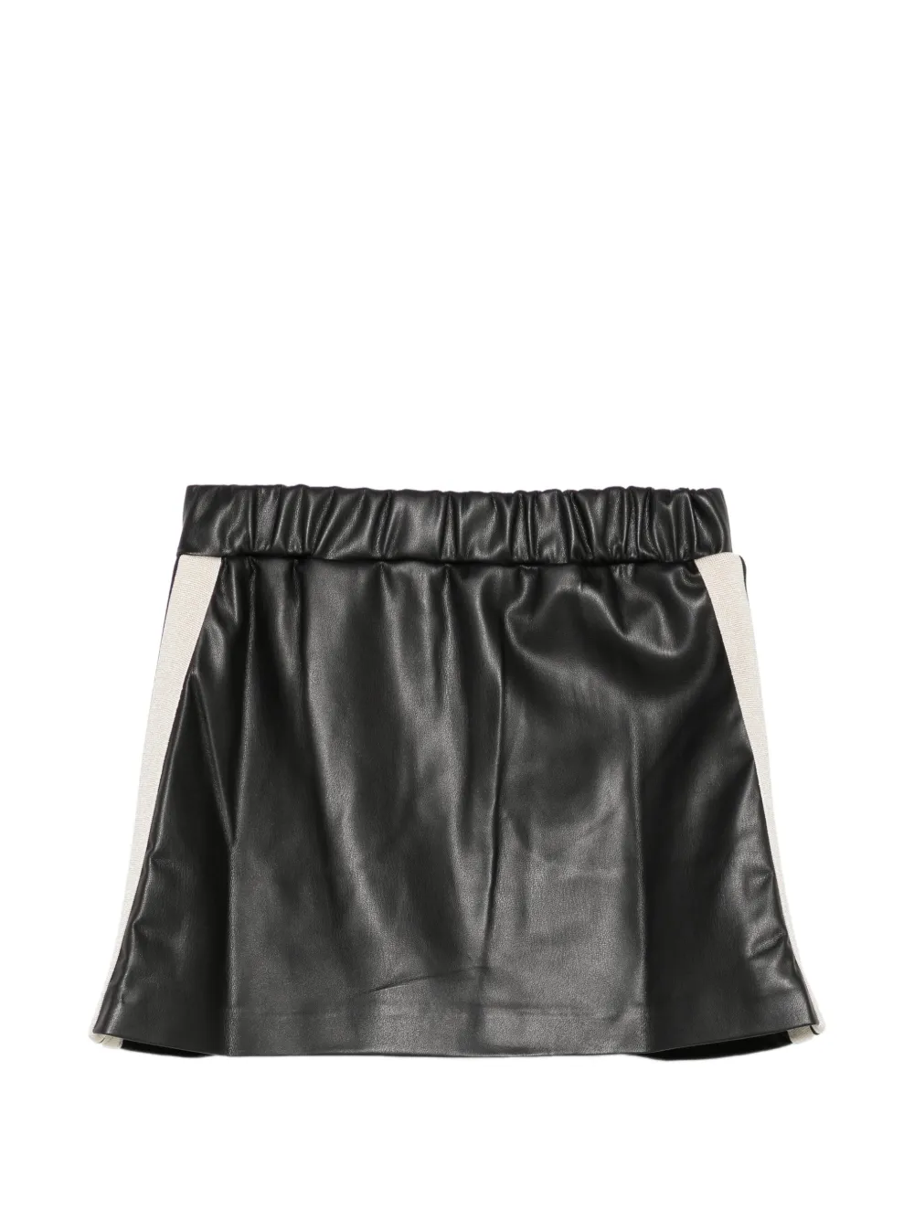 Palm Angels Kids Rok met geborduurd logo Zwart