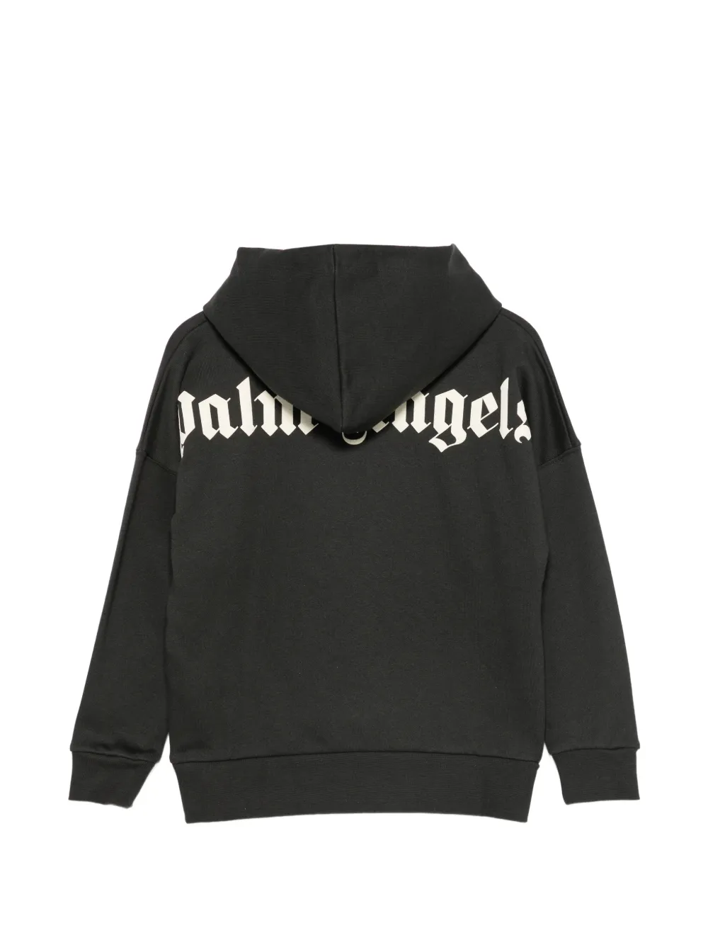 Palm Angels Kids Hoodie met logoprint Zwart