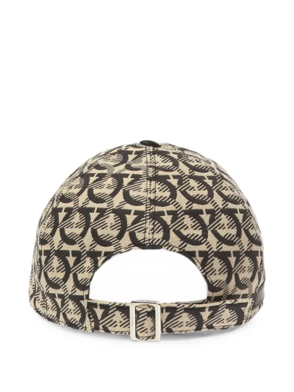 Ferragamo Gancini-motif Baseball Cap | Neutrals | FARFETCH BN
