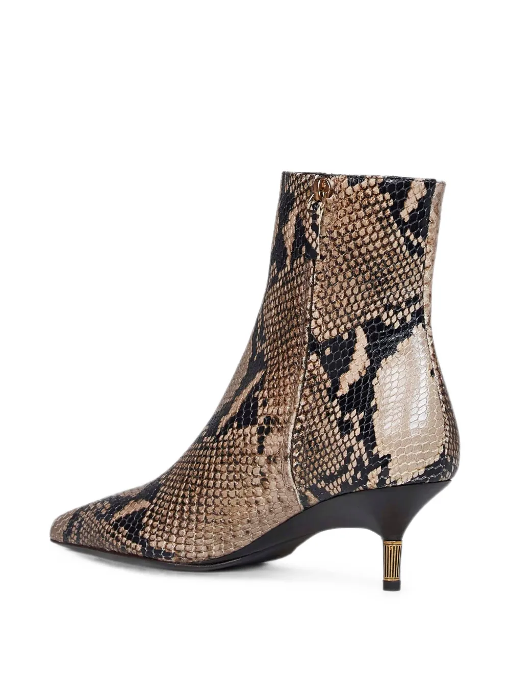 KHAITE Empire leather boots Beige