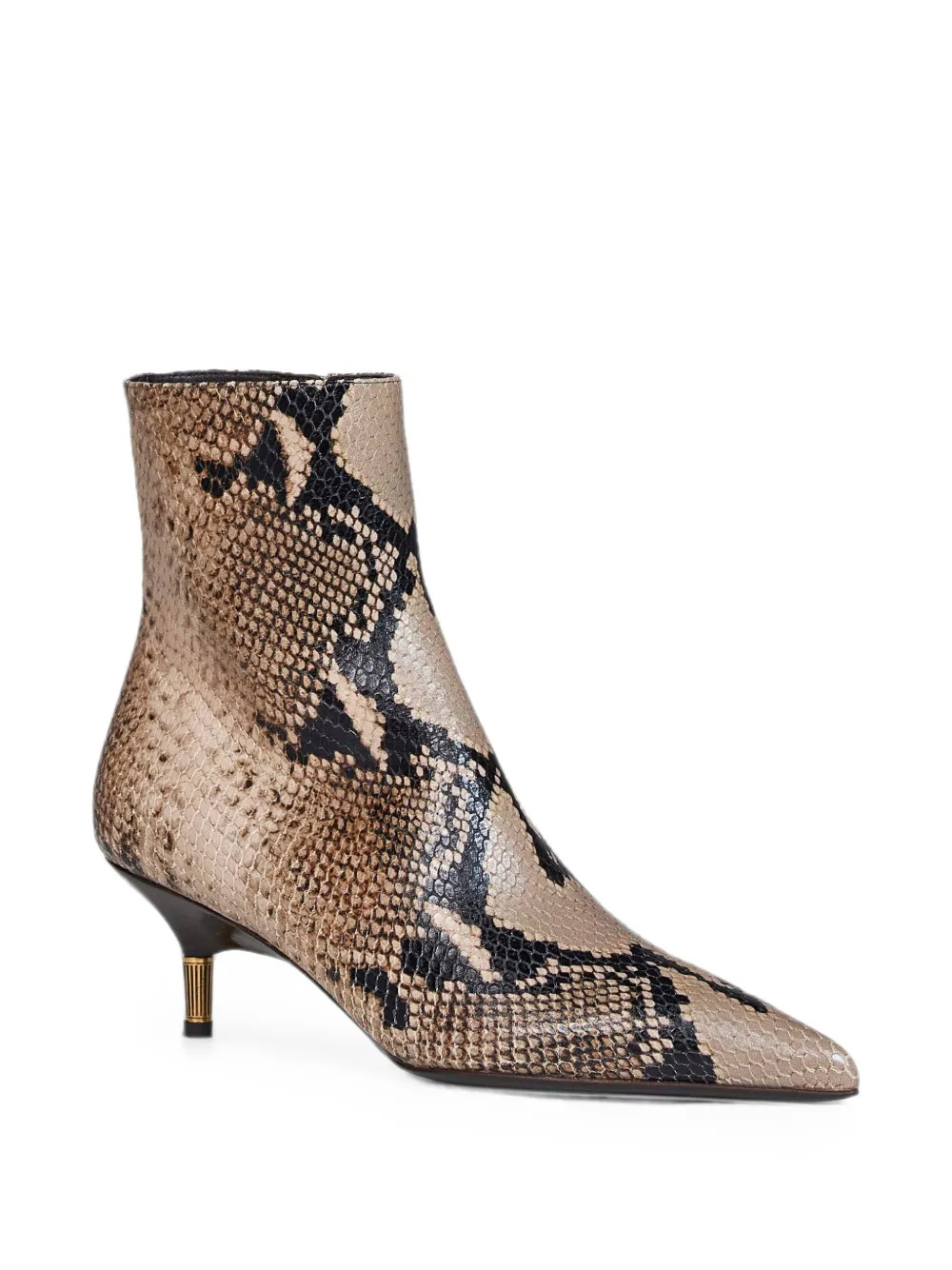 KHAITE Empire leather boots Beige