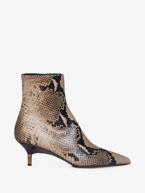 KHAITE botas Empire de piel