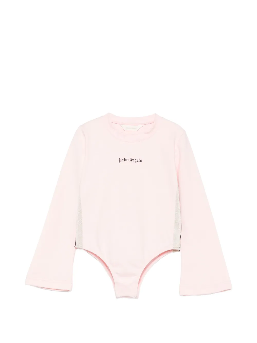 Palm Angels Kids logo-print long-sleeve bodysuit - Rosa
