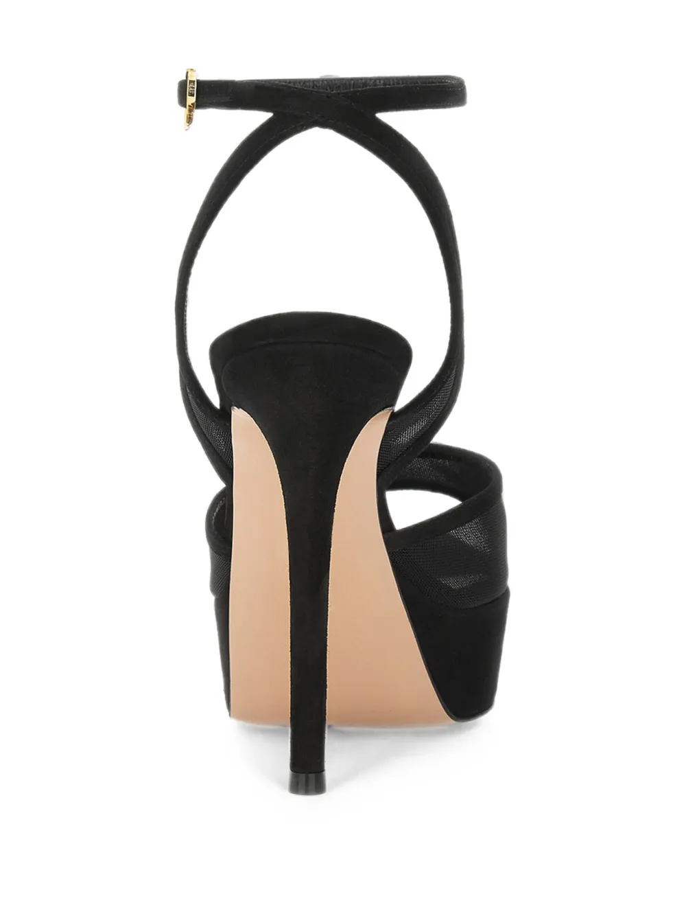 Gianvito Rossi Dorotea sandalen met plateauzool Zwart