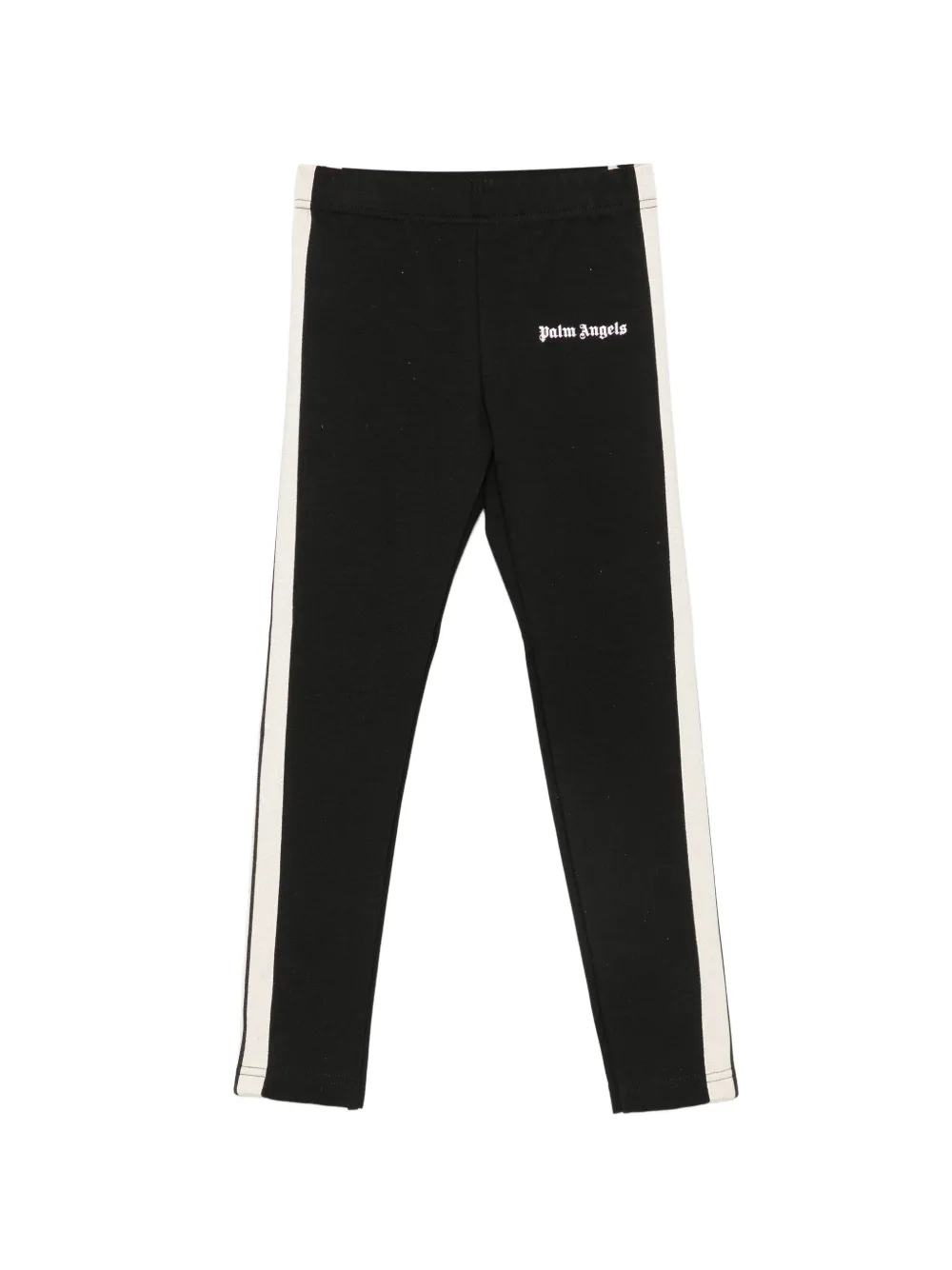 Palm Angels Kids logo-print side-stripe leggings - Nero
