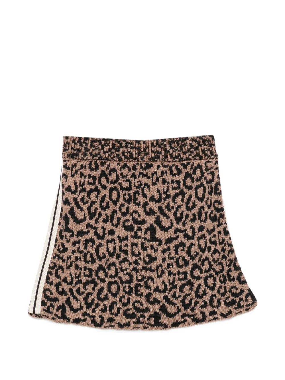 Palm Angels Kids Rok met luipaardprint Bruin