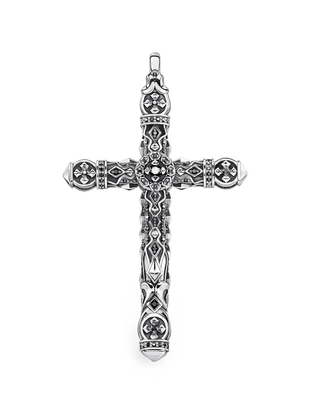 Thomas Sabo Kreuzanhänger mit Zirkonia - Silber