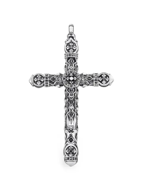 Thomas Sabo zirconia-embellished cross pendant
