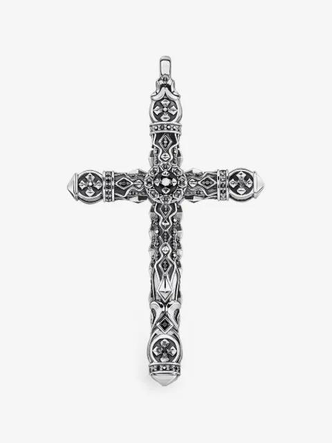 Thomas Sabo zirconia-embellished cross pendant