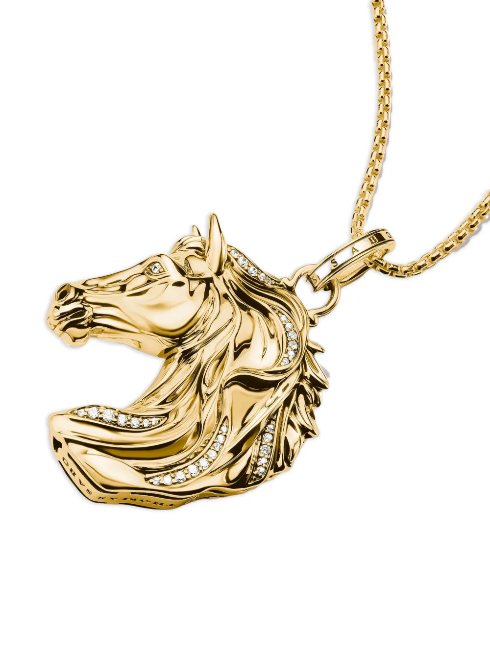 Thomas Sabo Elyndra Horse Anhänger mit Zirkonia - Gold