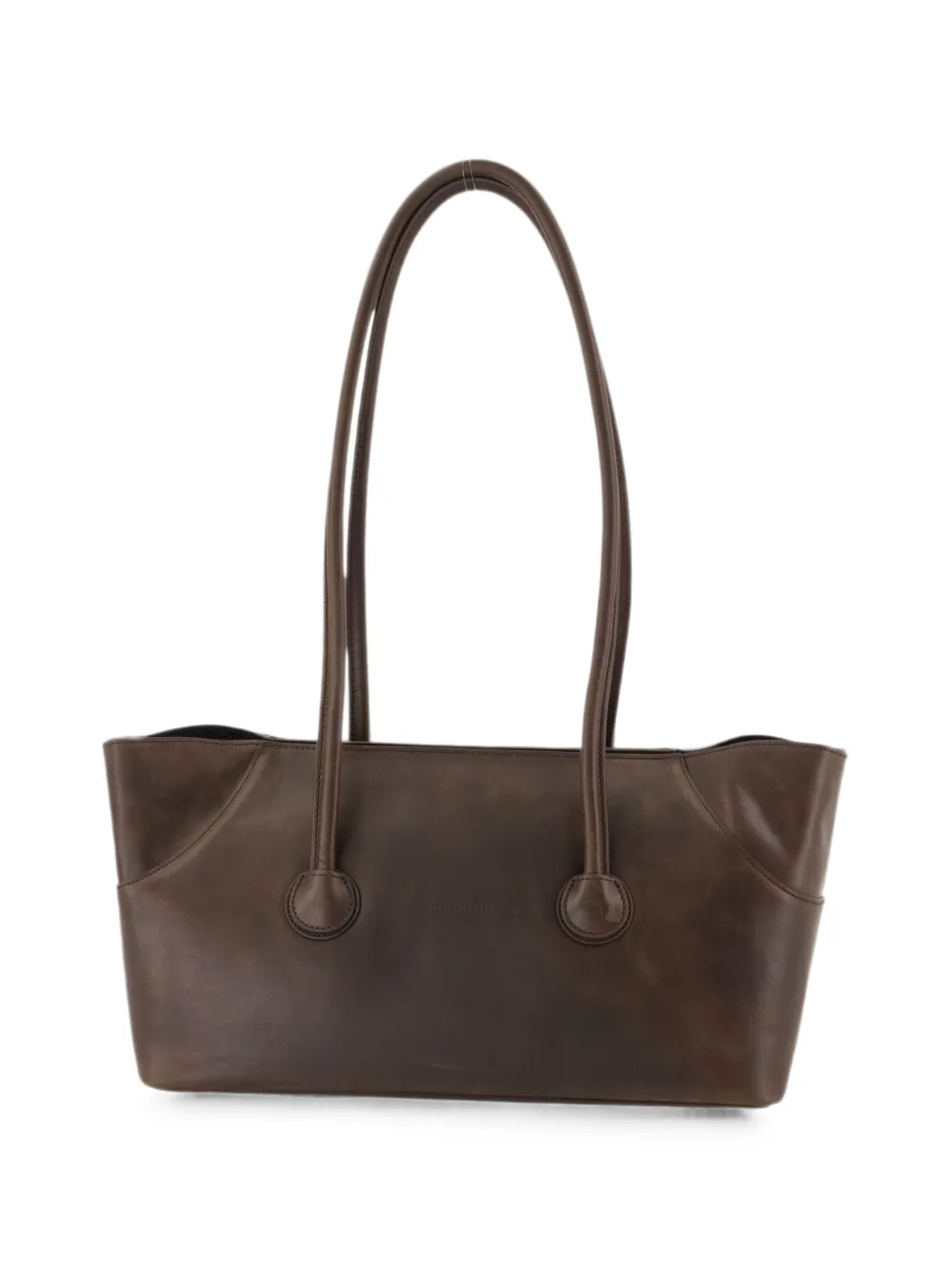 Marge Sherwood Boat leather shoulder bag - Marrone