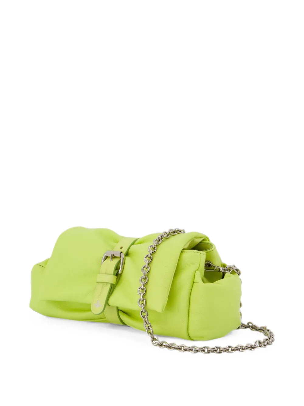 Vivienne Westwood Hazel Treasure leren clutch Groen
