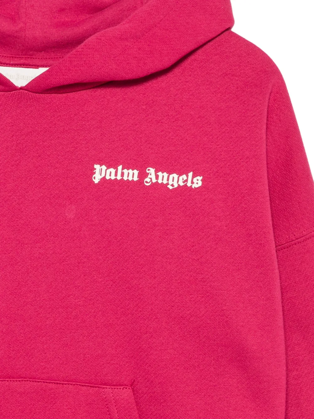 Palm Angels Kids Hoodie met logoprint Roze
