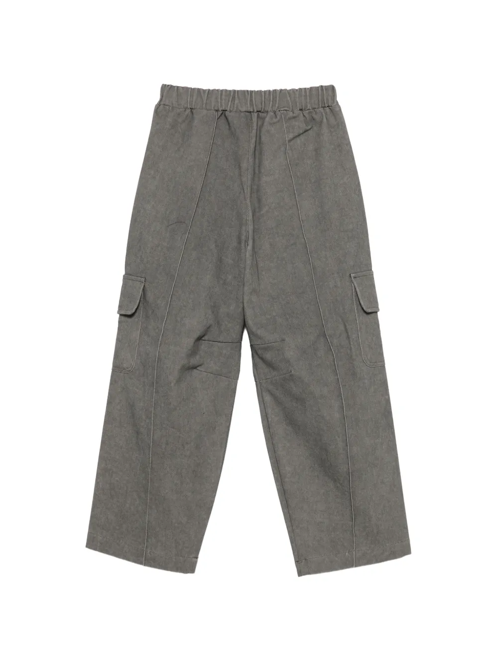 Palm Angels Kids Cargo broek met logoband Grijs