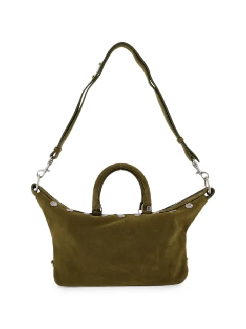 Marge Sherwood Dumpling studded suede tote bag