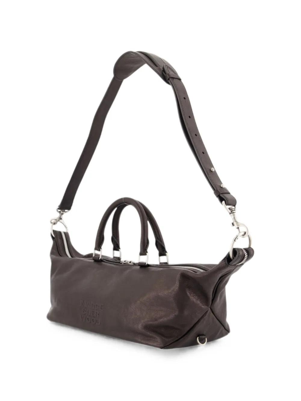 Marge Sherwood Dumpling Ew leren shopper Bruin