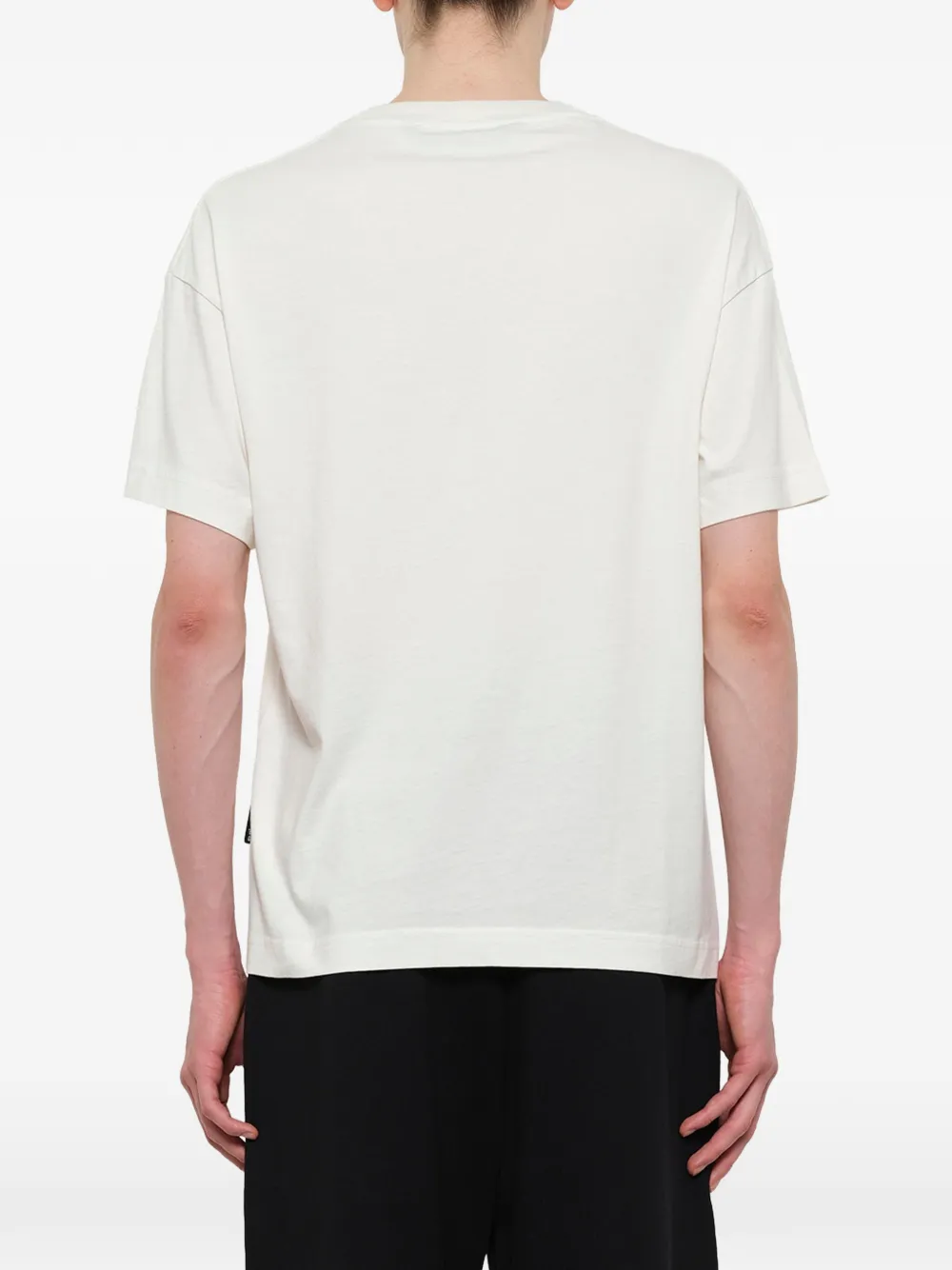 Palm Angels logo-print cotton T-shirt Wit