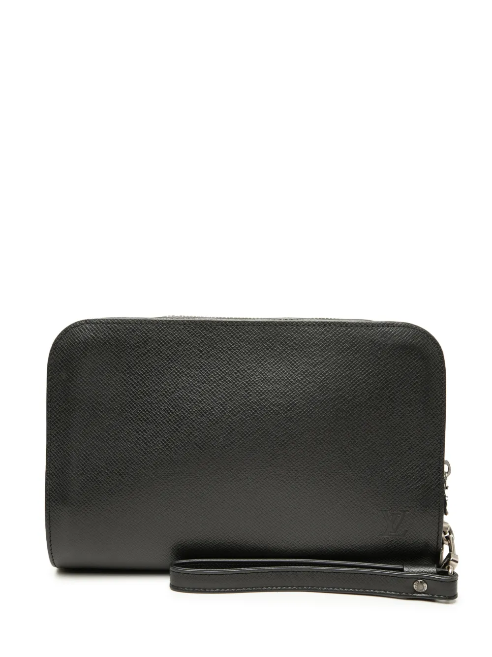 Louis Vuitton Pre-Owned 2000 Taiga Pochette Baikal clutch bag - Black