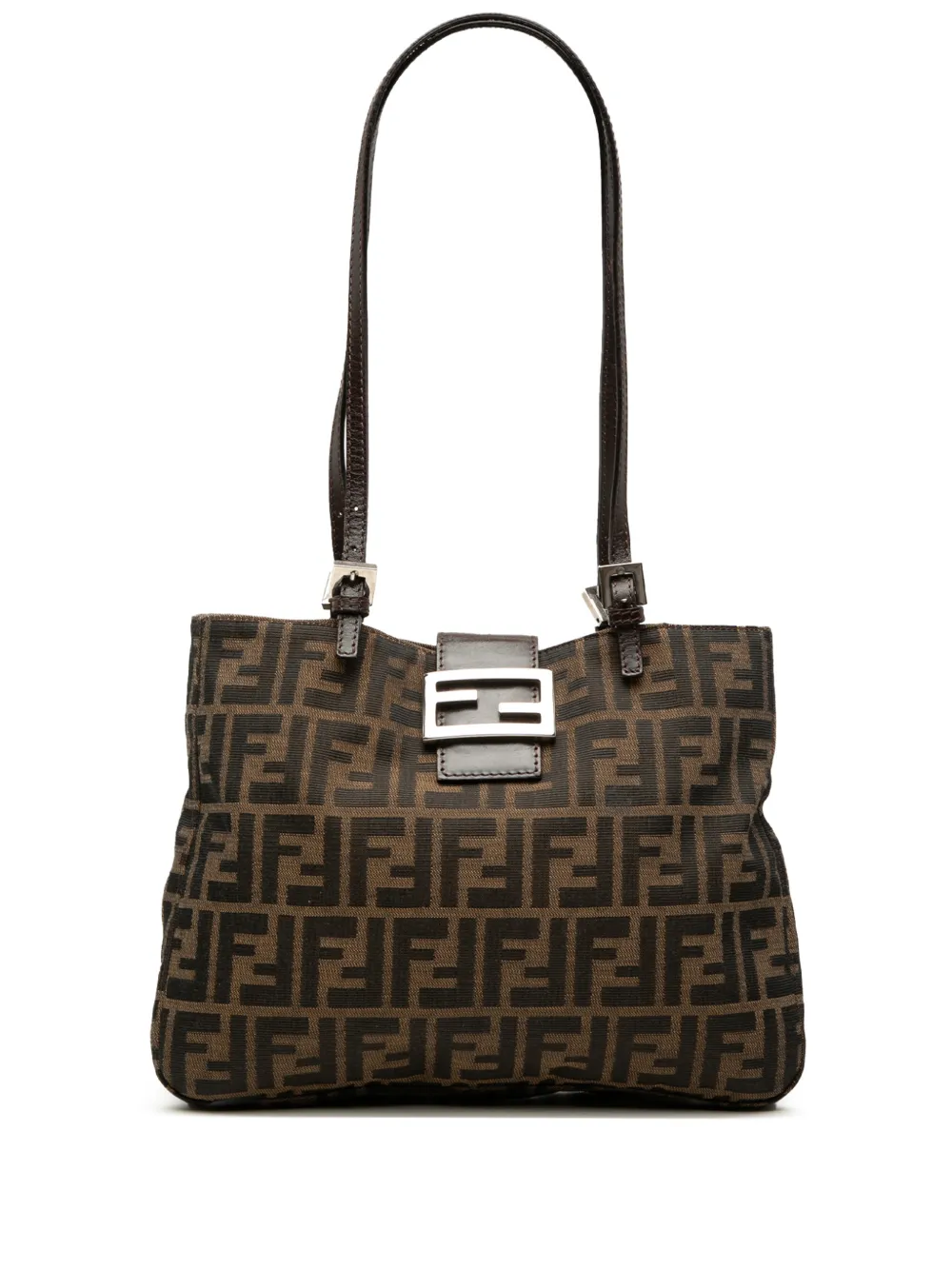 Fendi Pre-Owned 2000-2010 Zucca Canvas shoulder bag - Brown