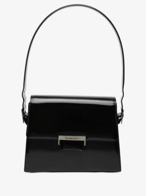 Saint Laurent Pre-Owned bolsa de hombro de charol del siglo XX