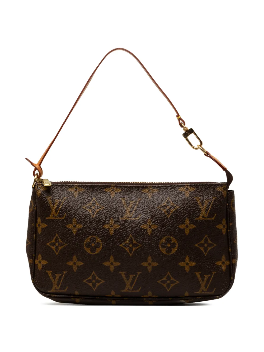 Louis Vuitton Pre-Owned Borsa a spalla Pochette con monogramma 2002 - Marrone