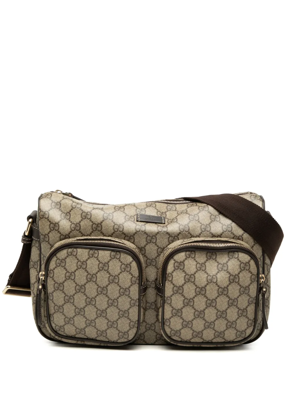 Gucci Pre-Owned Borsa a tracolla tessuto GG Supreme 2000-2015 - Toni neutri