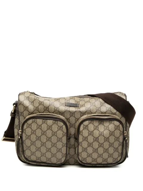 Gucci Pre-Owned bandolera GG Supreme Double Pocket 2000-2015