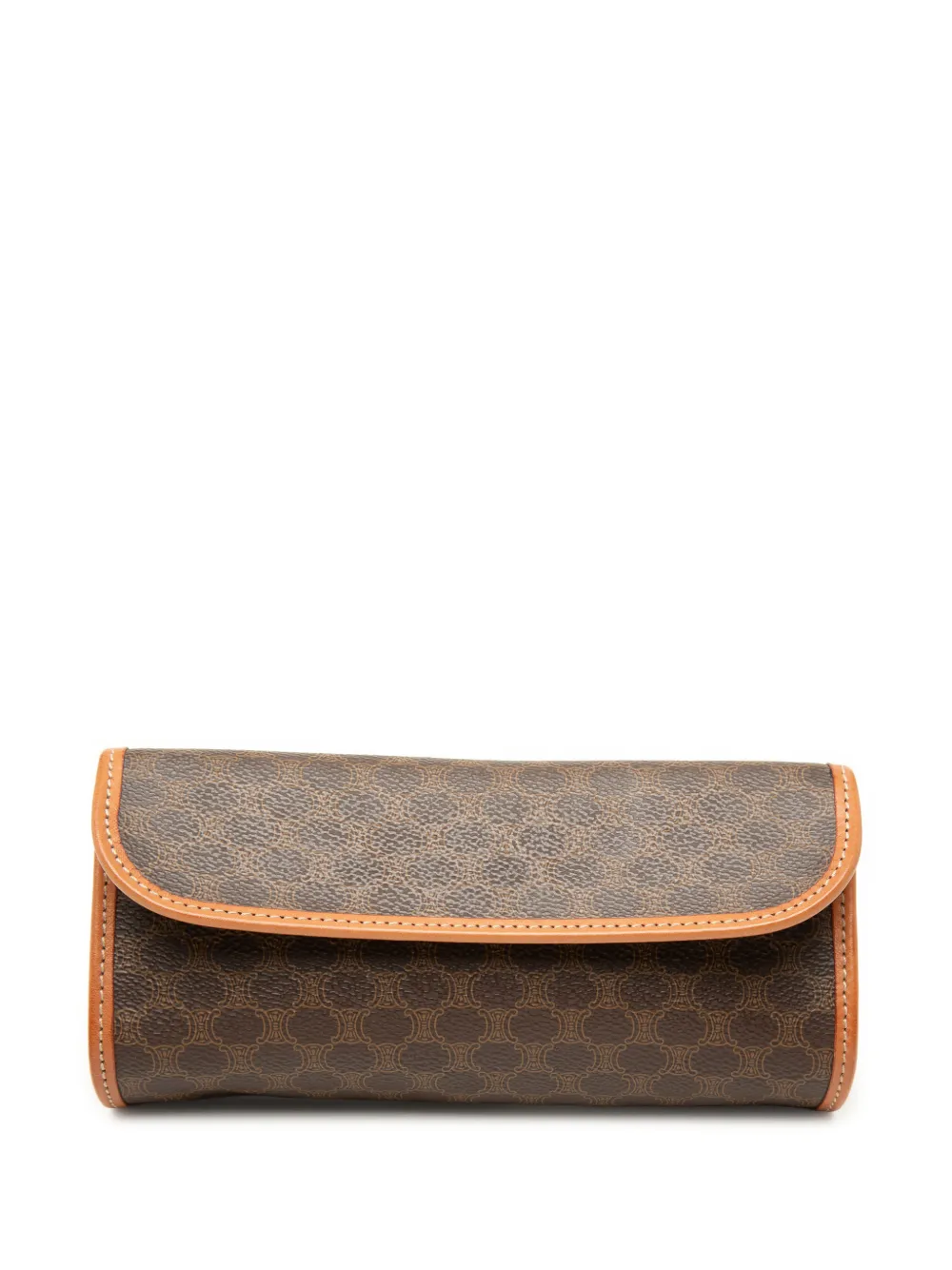 Celine Pre-Owned 1999 Macadam Canvas-Clutch - Braun