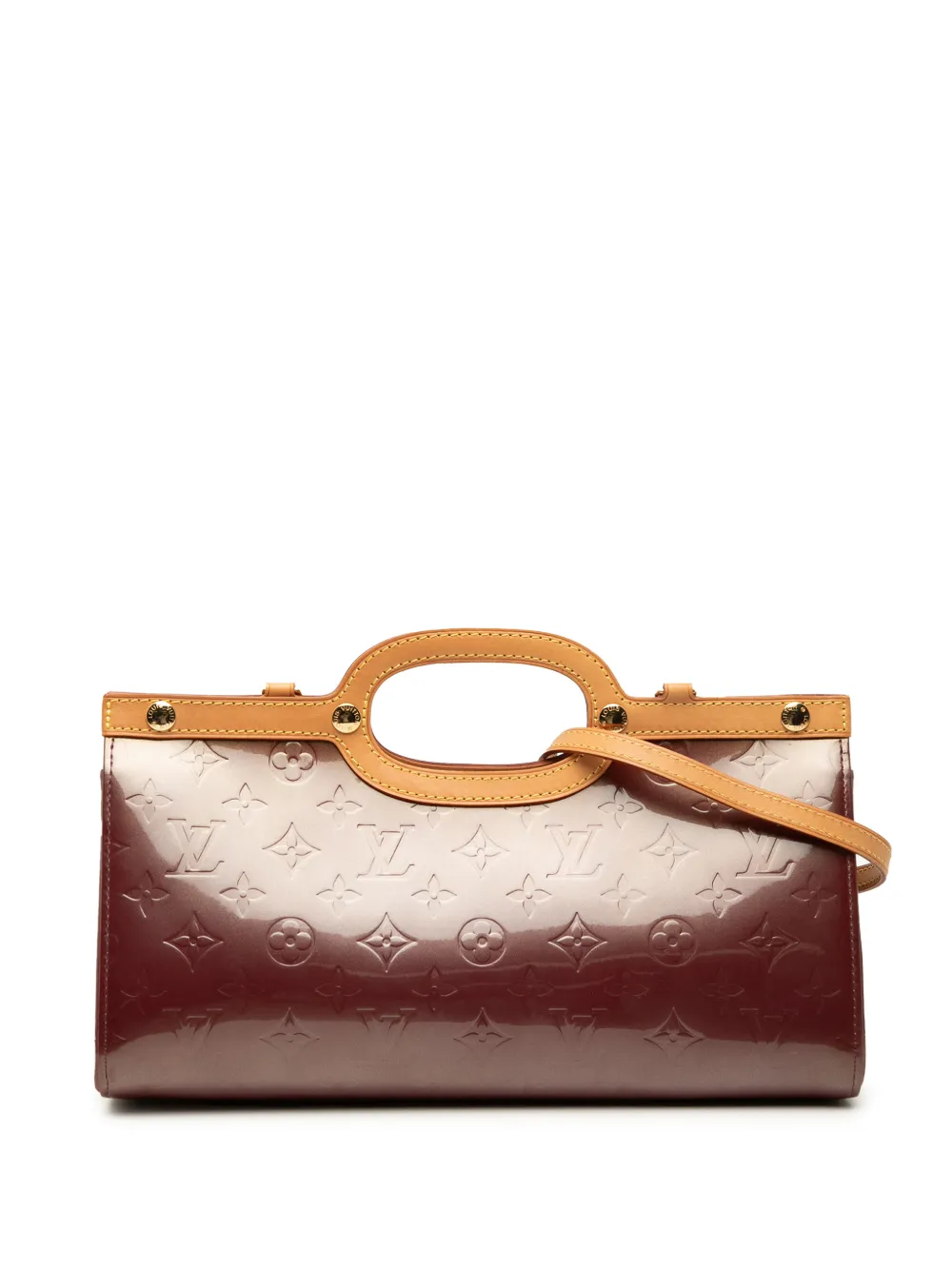 Louis Vuitton Pre-Owned Borsa a tracolla Roxbury Drive in pelle Vernis con monogramma 2007 - Rosso