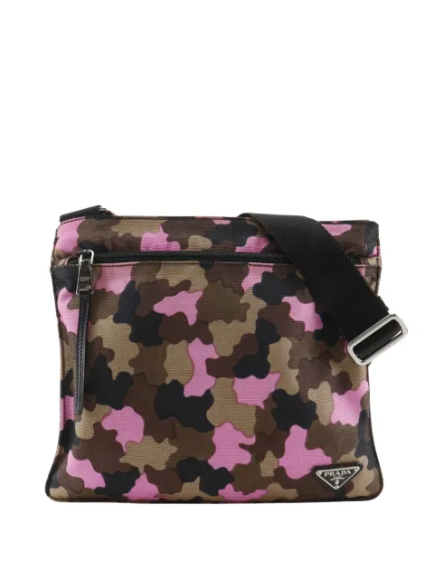 Prada Pre-Owned 2013-2026 Tessuto Camouflage Zip Top crossbody bag