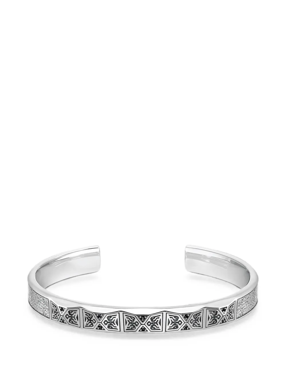 Thomas Sabo engraved sterling-silver cuff bracelet - Silber
