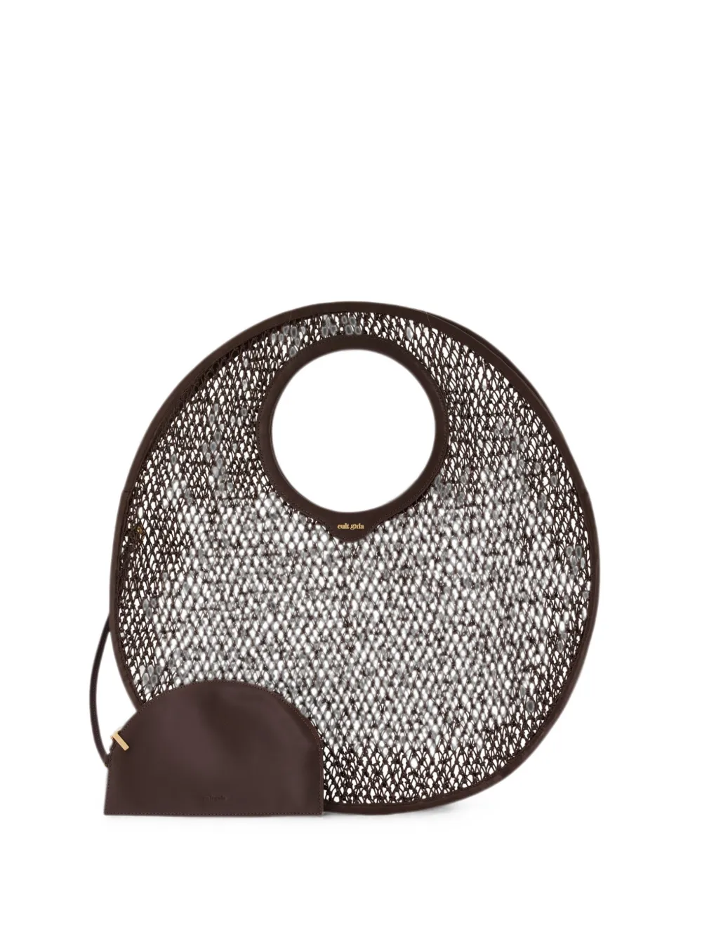 Cult Gaia Amun Tote Bag In Brown