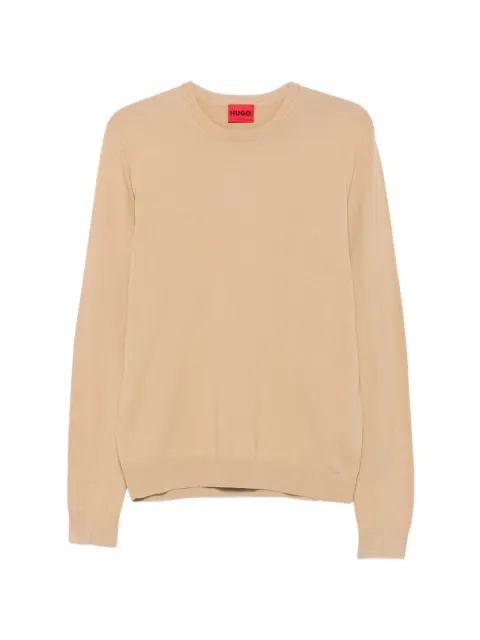 HUGO crew-neck long-sleeve sweater