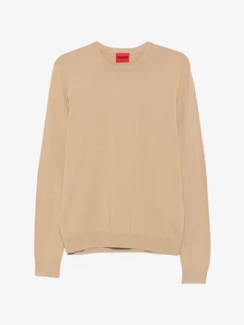 HUGO crew-neck long-sleeve sweater